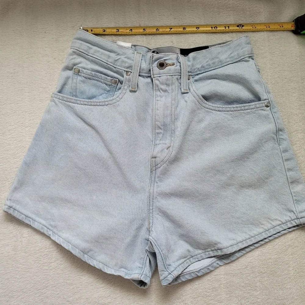 Light Blue Denim Women's Shorts